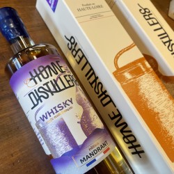 single malt whisky français légèrement tourbé Home Distillers Mandrant